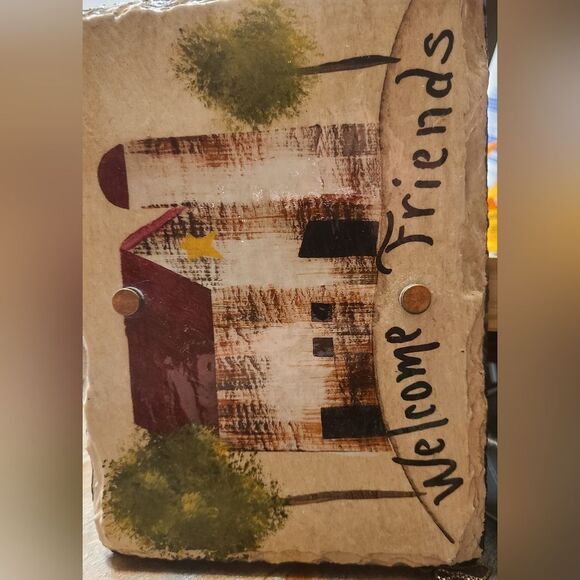 Outdoor Wood Welcome Sign 18" - Picture 6 of 7